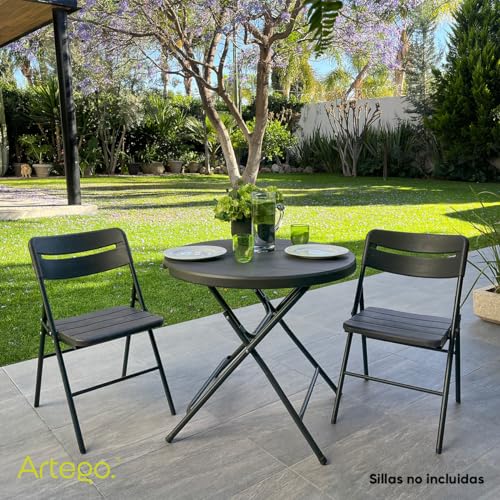 Encuentra reviews de Mesa redonda plegable de madera del mes. 20 Imagen adicional
