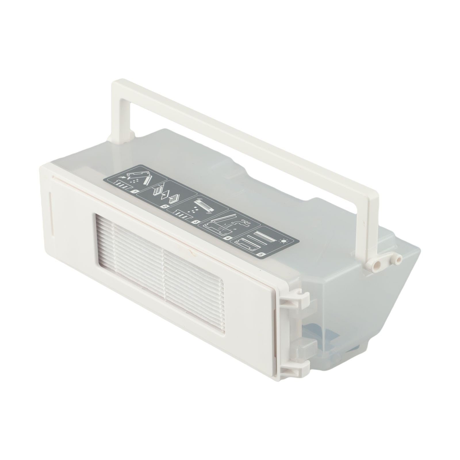 Vidange efficace assurée via cette poubelle pour Deebot N8 Pro avec filtre