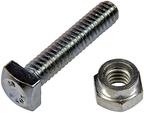 Dorman 392-002 1/4 In. x 1-1/4 In. Battery Bolt With Nut, 100 Pack Universal Fit