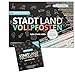 Produktbild DENKRIESEN - Stadt Land VOLLPFOSTEN® JUNIOR-Duo | Kartenspiel & Spielblock in einem Set | 200 Kategorien | 2-8 Spieler | Ab 8 Jahren Kinder & Familien | Lustiges Partyspiel