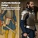 NauticalMart Medieval Times Shoulder Guard Steel Breastplate Historical Reenactments LARP Cosplay Role Play Body Armor Halloween Costume Completely Handmade