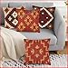 Handicraft Bazarr Lot de 4 housses de coussin en laine de jute style bohème pour chaise de voiture 45,7 x 45,7 cm