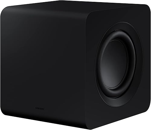 SAMSUNG Subwoofer SWA-W510 para barra de sonido de la serie S con graves potentes, inalámbrico, diseño unibody, tamaño compacto de 6.5 pulgadas,