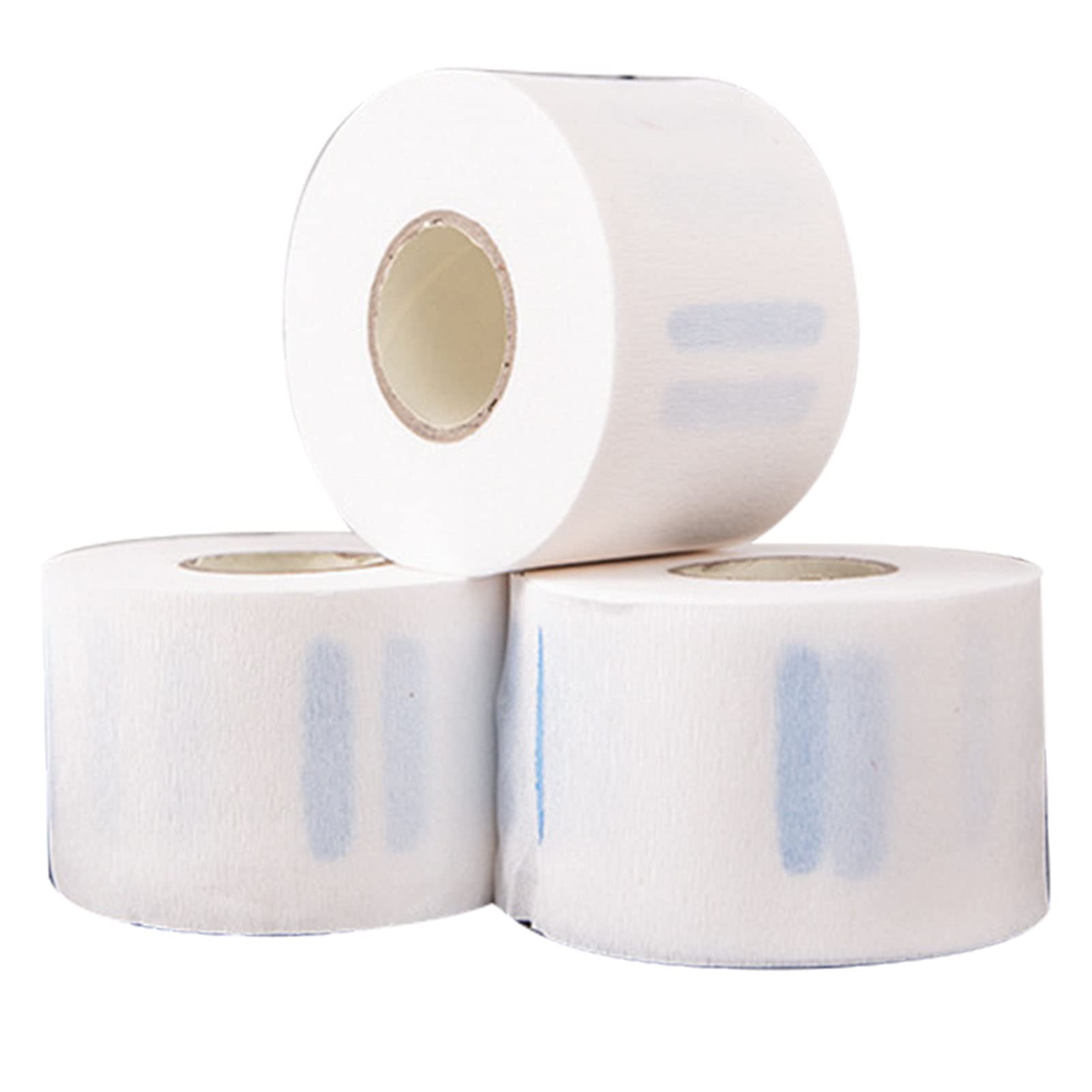 5 Rollos Tiras para el Cuello de Peluquero Elásticas Profesionales Blancas, Herramienta de Peluquería de Papel, Suministros de Peluquero Flexibles y Suaves para Cortar el Cabello