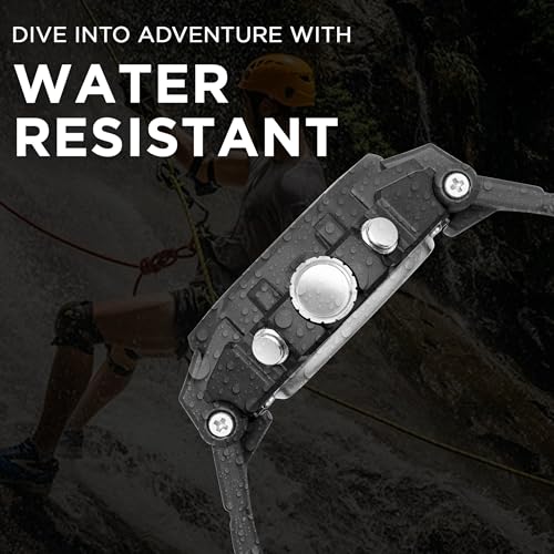 Image of Carlington Analog-Digital Sports Watch Chronograph, Dual Time,Alarm, Stopwatch, Calendar, Water-Resistant, Shock-Resistant, Back Light Display. The Perfect Watch for Men-CT9140 Series