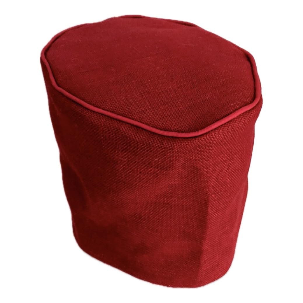 Simple Home Inspirations Red Burlap Cover Compatible with K Coffee Brewing System (K Compact, Red)