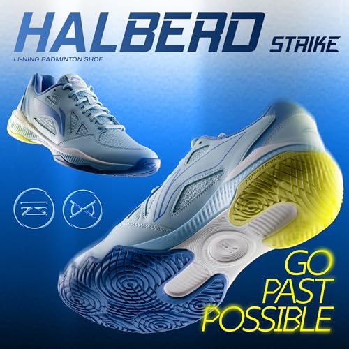 Image of Li-Ning Unisex Halberd Strike Non Marking Badminton Shoes | All Indoor Sports | Lightweight, Breathable & Durable