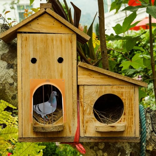 Image of SUPVOX European Style Pigeon Cage 7.48 Inch One-Way Entrance for Racing Pigeons Install Durable Bird Cage for Safe Pigeon