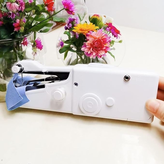 Image of TEKCOOL Handy Stitch Mini Hand Sewing Machine | Portable Stapler-Style Silai Machine for Quick Repairs, Home Tailoring & Emergency Stitching | Lightweight Handheld Sewing Tool (Handy Stitch)