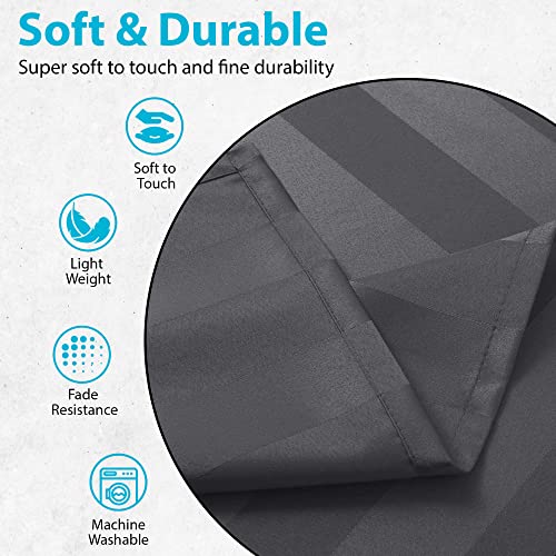Nappe en tissu imperméable et lavable grand format pour table rectangulaire - 3