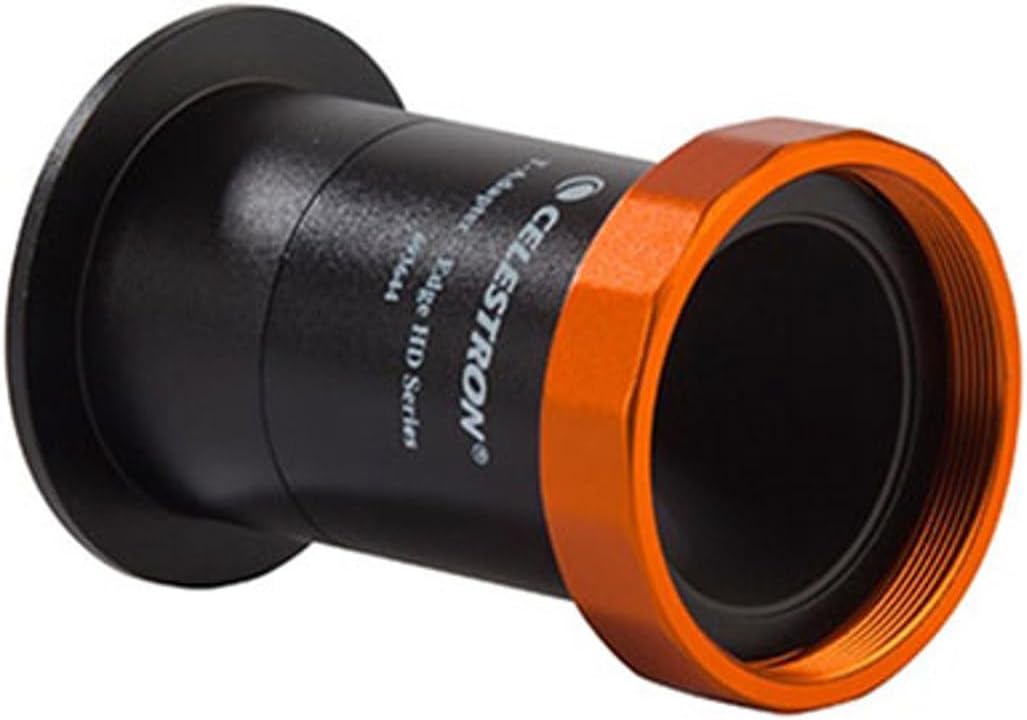 Celestron 93644 EdgeHD 8" Telescope Photo Adapter, Black & 93419 T-Ring for 35 mm Canon EOS Camera (Black)
