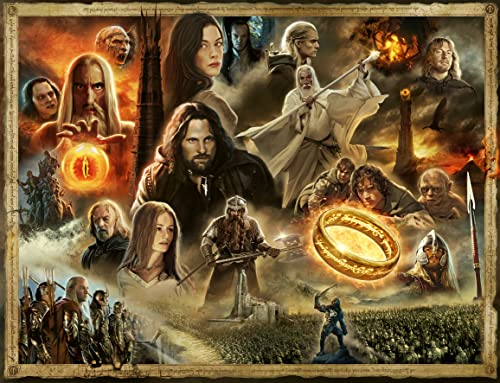 Ravensburger Lord of the Rings The Two Towers 2000 Piece Jigsaw Puzzles for Adults and Kids Age 12 Years Up - Image 2