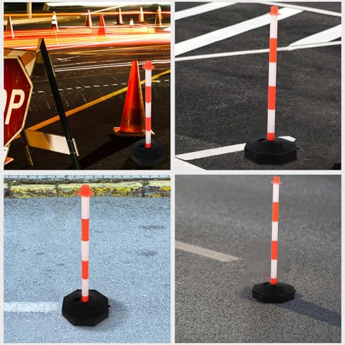 Cône de signalisation renforcé pour sécuriser un parking extérieur - 5