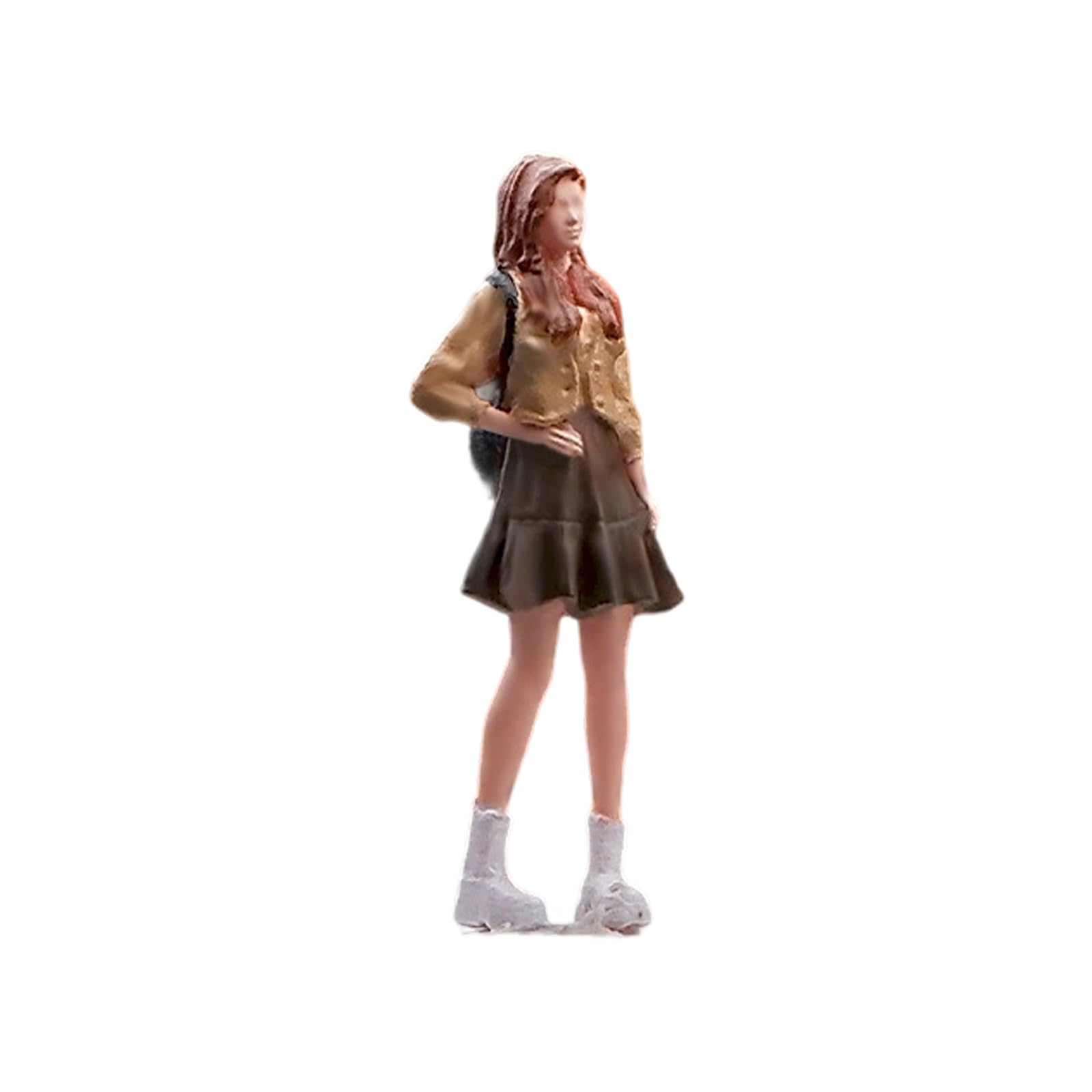 Gaointell As Pictures Painted 1/64 Scale Resins Miniature Figures For Realistic Model Train Architectural Scene Decors And Collectible
