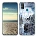 Produktbild ZhuoFan Samsung Galaxy M30S Hülle, Silikon Transparent Clear Schutzhülle mit Muster Motiv Handyhülle Ultra Dünn Slim Stoßfest Weich TPU Bumper Case für Samsung Galaxy M30S [6.4"], Wolf