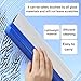 Silicone Car Squeegee, 12.6 Inch with T-Bar Handle, 3-Layer Channel Design, Water Blade for Drying, Scratch Free, Streak Less, for Auto Glass, Boat, Shower Door, (Blue)