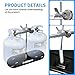 RV Double Propane Tank Locking Device 1/2”-13 Threads Shaft Anti-Theft Dual Propane Tank RV Shackle Lock RV Gas Tank Passwork Lock Security