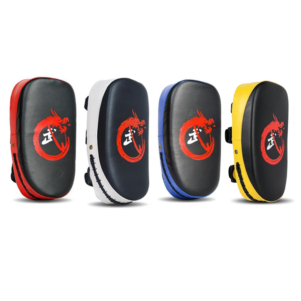 Pad Boxe Fitness Esercizio Allenamento Kickboxing Pad di Ricambio Sparring Pratica Portatile Protector Giallo