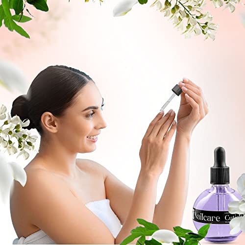 C Care Cuticle Oil For Nails - Levender And Chamomile Nail Oil - Moisturizes And Strengthens Nails And Cuticles - Dropper & Brush Included - Large 2.5 Oz Bottle #TOP2