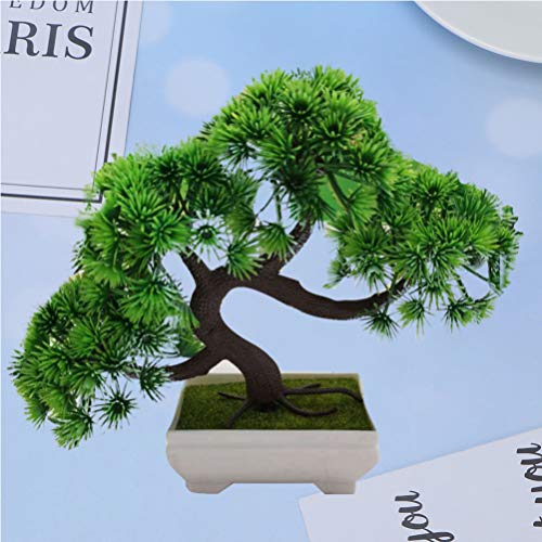 ARTIBETTER Pinho Artificial Bonsai Falso Saudação Ao Convidado Pinheiro Mini Bonsai Em Vaso para Rem