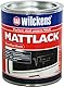 Wilckens Kunstharz Mattlack für Innen und Außen, 750 ml, Schwarz
