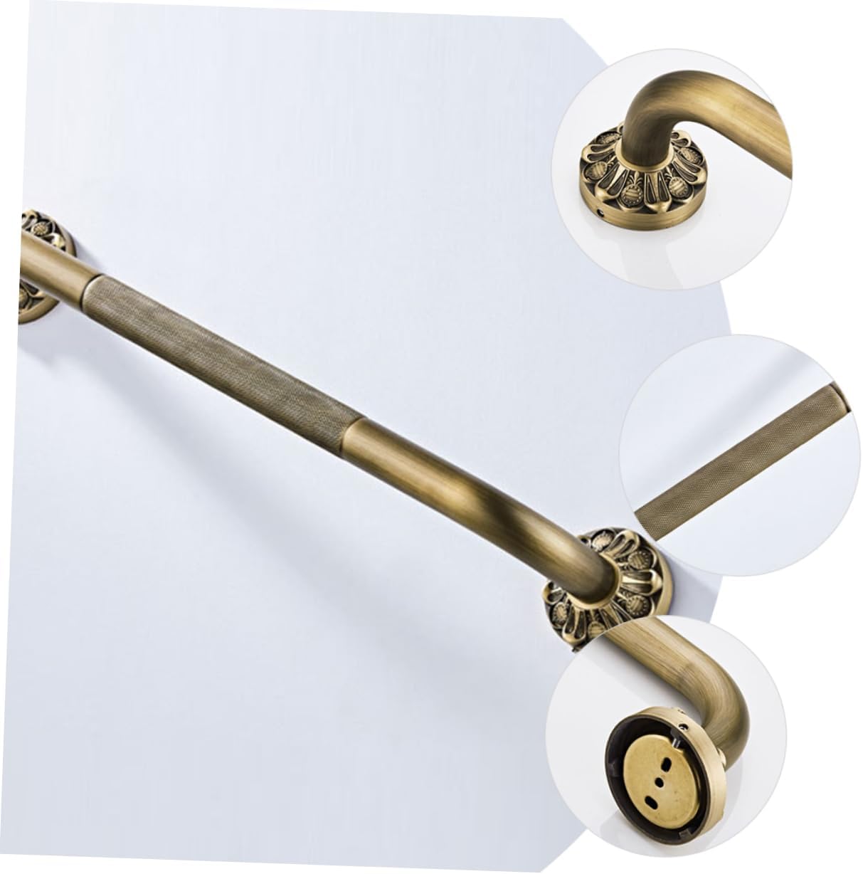 Non-Skid Bathroom Grab Bars for Seniors Shower Safety Bars Handle for Bathtub