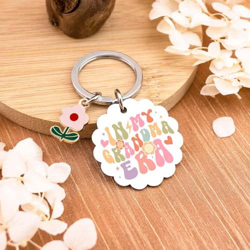 New Grandma Gifts First Time Grandma Gift for Grandmas Keychain Best Grandmas Gift Ideas Grandmother Valentines Day Gifts for Grandma Keepsake Jewelry from Granddaughter Grandson Birthday Mother's Day - Image 6