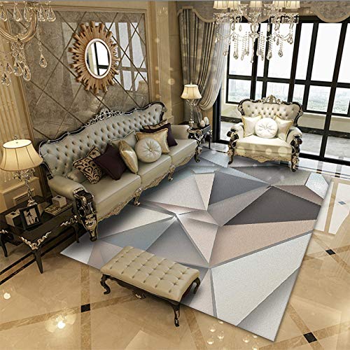 QWEASDZX Alfombras Sala De Estar Impresa Dormitorios Alfombras Antideslizantes Alfombras De Protección para El Hogar Alfombras Decorativas 60x90cm