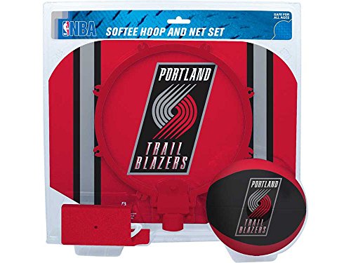NBA Portland Trailblazers Slam Dunk Softee Hoop Set