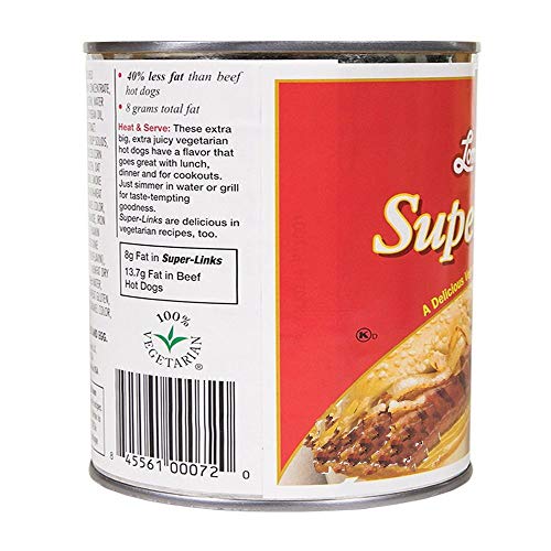 Loma Linda Vegetarian Super Links, 96 Ounce