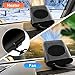 Car Heater 12V 200W Fast Heating Defrost Defogger Automobile Windscreen Fan 2 in 1 Heating and Cooling Fan in Cigarette Lighter (Black Black)