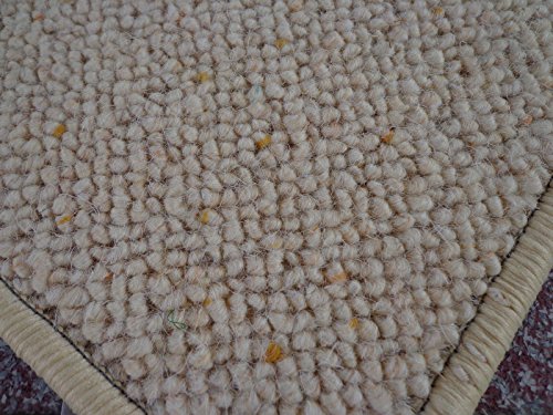 Internethandel Pfordt Berber Kettel Teppich Natur 100% Schurwolle 250 x 200 cm (2,5 x 2 Meter) Cover