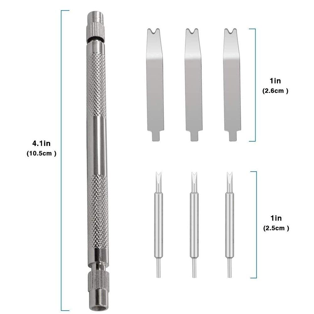Diy Crafts 11373 10431 Spring Bar Pin Watch Tool Set With Extra 4 Tips Pins, Multicolor, Pack of 5 1