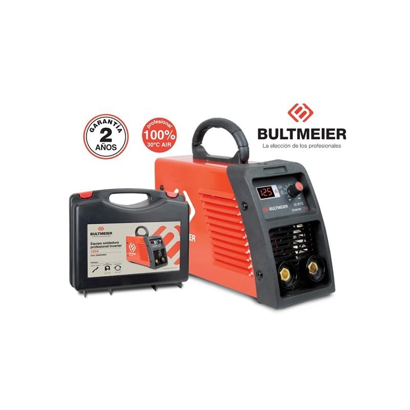 Equipo de soldadura de arco eléctrico Bultmeier Inverter apto para Ø3,2mm 125A