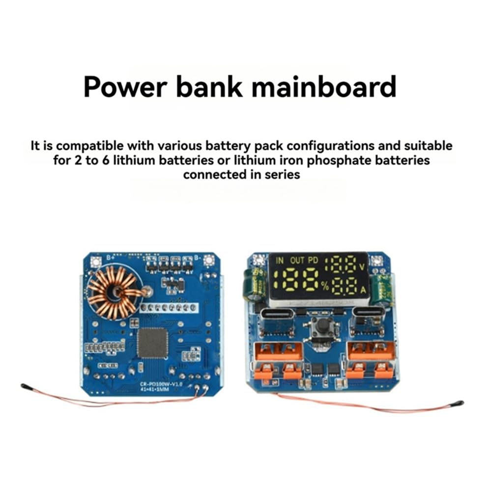 Modulo di Ricarica Rapida 4S PD 100W 20V 5A Alta Potenza Circuito Stampato Bidirezionale -Boost.
