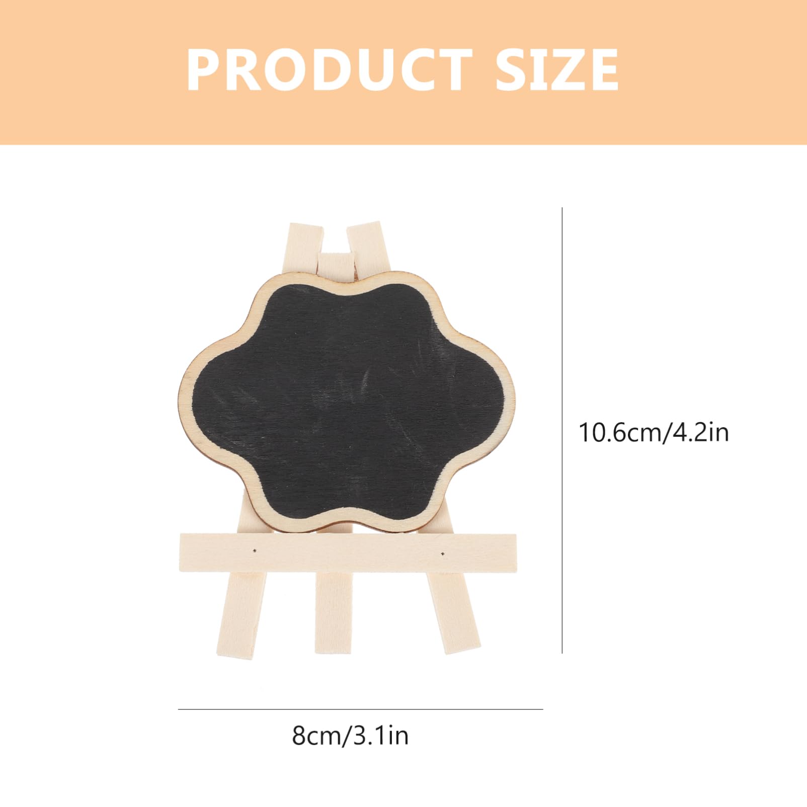 Gogogmee 1Set Mini Chalkboard Signs Cloud Shaped Double Sided Blackboard with Chalk Decorative Message Boards for Home Parties Weddings Kitchens and Events