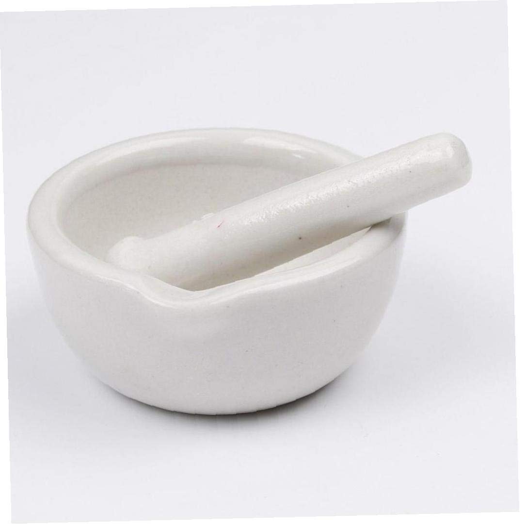 BYFRI Ceramica Pestello E Mortaio con Antiscivolo Staccabile Base Silicone in Lavastoviglie per Crush And Grind
