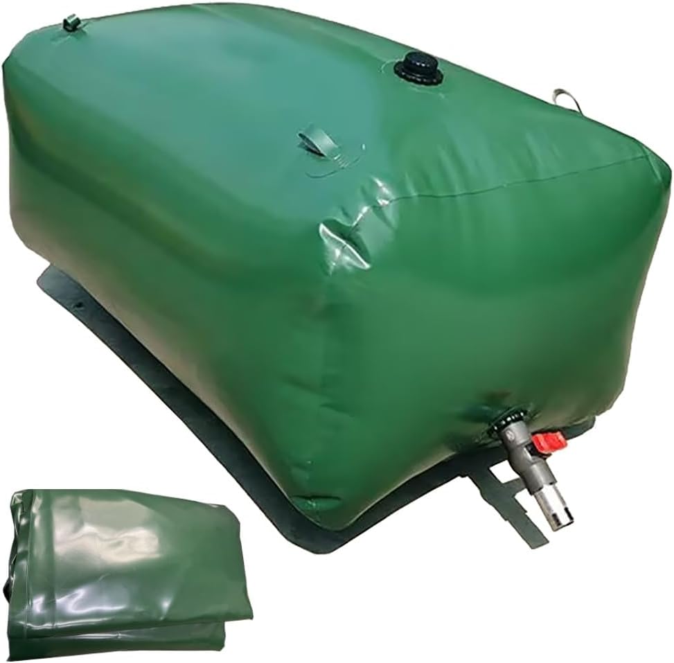 Portable 20-1070 Gal Water Bladder for Truck Bed, Carrier Cart Water Bob Bathtub Emergency Water Bladder for Outdoor RV Camping(2x1.2x0.87m/2082L/550gal)