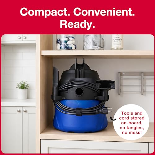 Image of Koblenz WD-353L Wet Dry Vacuum Cleaner, Home Car Garage Workshop, 2.0 PHP