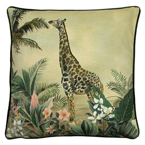 Evans Lichfield Manyara Cushion Cover, Giraffe, 43 x 43cm Cover