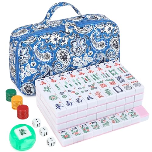 Set de Mahjong Americano Suncle X-Large 166 Piezas