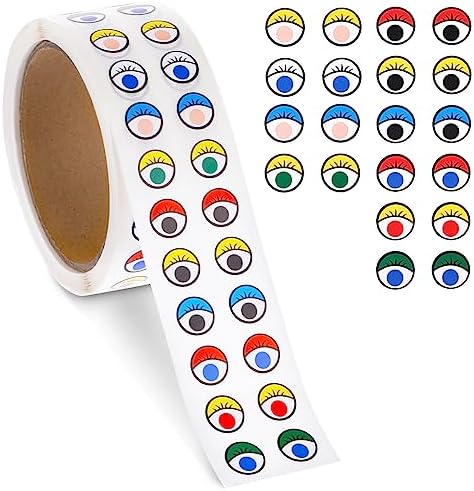 JUGUTA Augen Aufkleber Für Mähroboter - 5 Stück Lustige Roboter-Gesichter