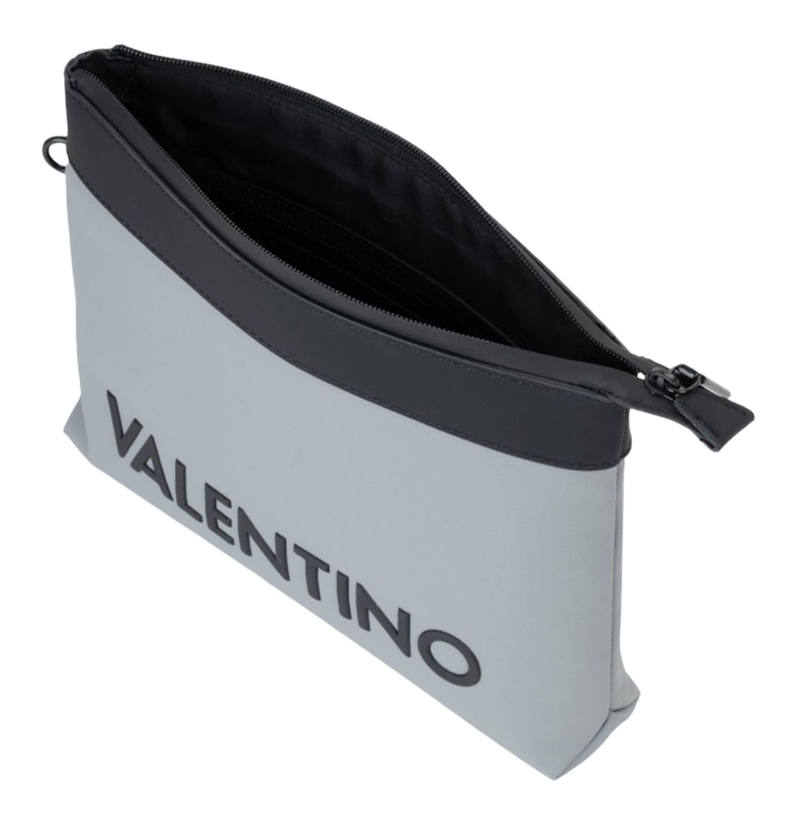 Valentino borsa per utensili Axel Soft Cosmetic Case Ghiaccio grigio