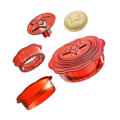Sandwich Cutter und Sealer für Kinder, Star Shape Decruster Sandwich Maker, Schneiden und Versiegeln, Ideal für Jungen und Mädchen Lunchbox und