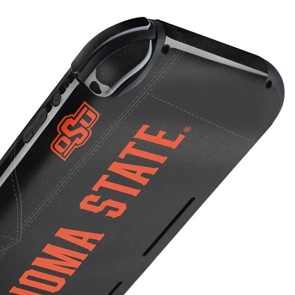 Skinit Decal Gaming Skin Compatible with Nintendo Switch Lite - Officially Licensed Oklahoma State University Black Jersey Design
