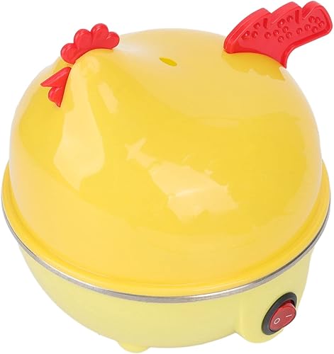 Miniatura 6 de Haofy Olla eléctrica de huevos caldera eléctrica de huevos multifunción en forma de pollo caldera rápida de huevos de 7 huevos capacidad de 7 huevos