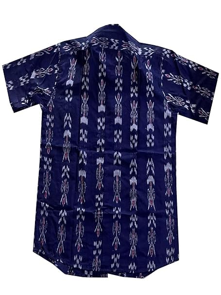 Image of Odisha Handloom 100% Pure Cotton unstitched Sambalpuri Pasapali Shirt fabric for Men /Boys Odisha Traditional kurta Soft & Breathable Natural Cotton fabric