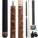 CUEELF Heavy Hitter Jump Break Pool Cue 3-Piece Jump/Break Pool Cue Stick Zebra Wood Pool Stick 23 oz Break Pool Cue (GSW, 23 oz)