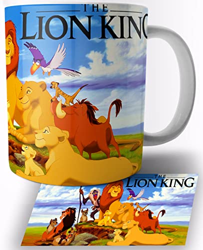 El Rey Leon The Lion King Taza de Ceramica Blanca 325ml Mug Cover