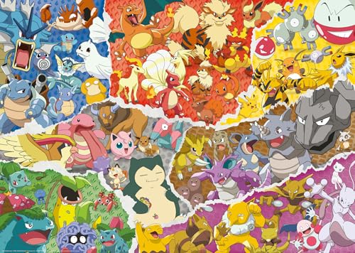 Ravensburger 12000832 - Pokémon Aventura - Puzzle 1000 Piezas – Puzzle Adultos y niños a patir de 14 años, Puzzle Pokémon, Regalo Pokémon